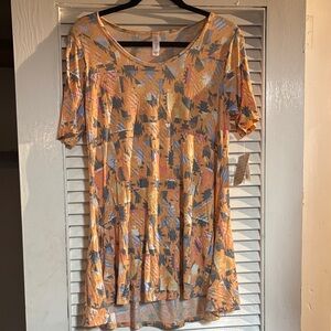 Lula Roe Colorful Geometric Women's Top